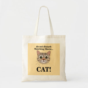 Funny Cat Face Tote Bag
