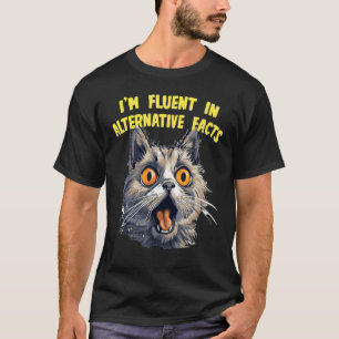 Funny Cat Facts Costume for white Lies ideas Lover T-Shirt