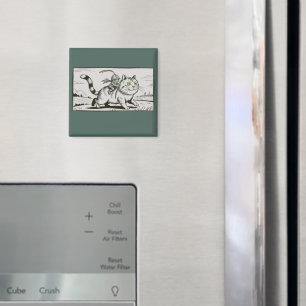 Funny Cat Frog Meme Mediaeval Vintage  Magnet