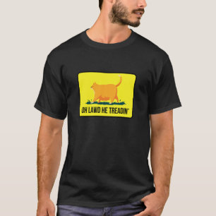 Funny Cat Gadsden Flag T-Shirt