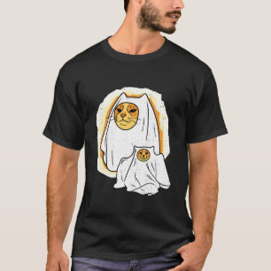 Funny Cat Ghost Kitty Kitten Meme Halloween Animal T-Shirt