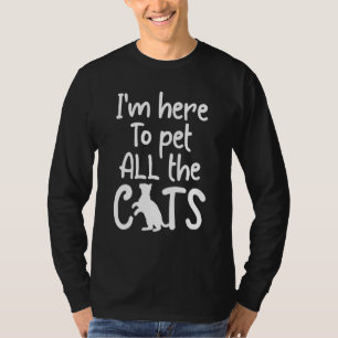 Funny Cat  Graphic for Women and Men Cat Owner 1 T-Shirt