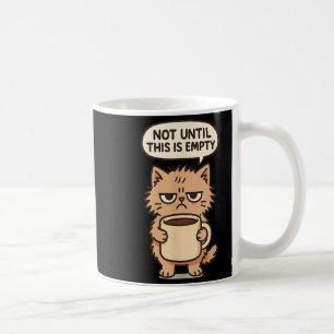Funny Cat Grumpy Coffee Lover Not Morning Person S Mug
