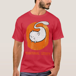 Funny Cat Halloween Purranormal Cativity Halloween T-Shirt