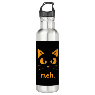 Funny Cat Halloween Shirt For Men Women 710 Ml Water Bottle