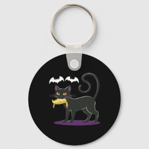 Funny Cat Halloween Voting Election Usa Key Ring