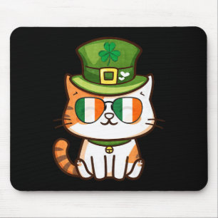 Funny Cat Happy St Patricks Day Mouse Mat