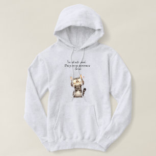 Funny Cat Hoodie - Purrfectly Hilarious Style