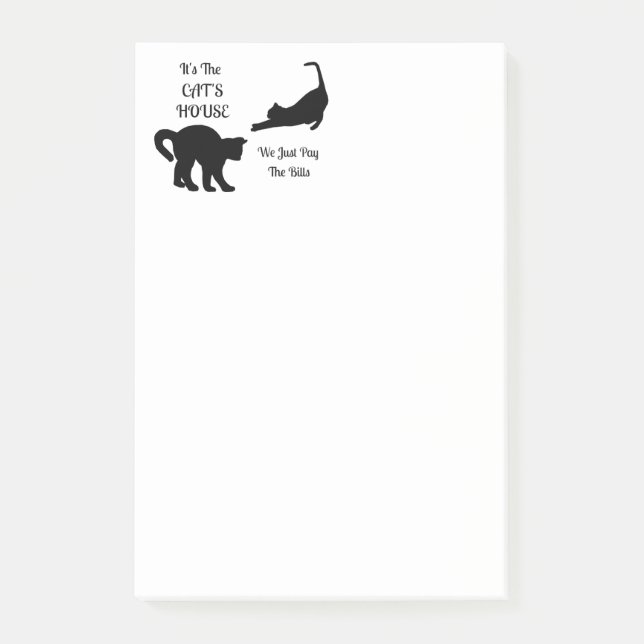 Funny Cat House Post-It-Notes Post-it Notes (Front)