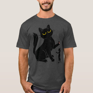 Funny Cat & Human Puppet T-Shirt