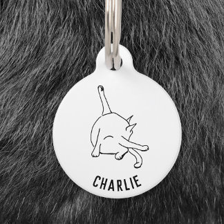 Funny Cat Humor Pet Tag