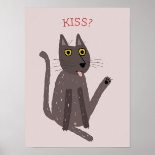 Funny Cat Humor Poster