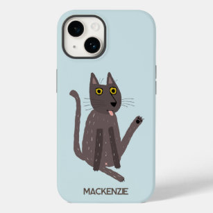 Funny Cat Humour Personalised Case-Mate iPhone 14 Case