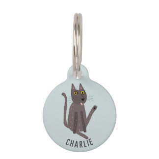 Funny Cat Humour Pet Tag