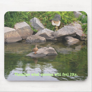 Funny Cat Hunting in Camo Mouse Mat