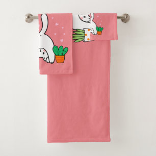 Funny Cat I Love You Dad A Hole Lot Bath Towel Set