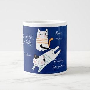 Funny Cat, I'm busy lying down Speciality Mug