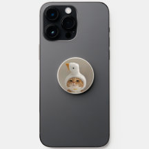 Funny Cat in Duck Hat PopGrip – Cute Animal Phone
