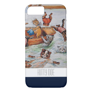 Funny Cat iPhone7 Case - Louis Wain's Boating Cats