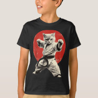 Funny Cat Karate Judo Japan Japanese