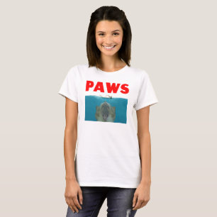 Funny Cat Kitty Paws Movie Parody T-Shirt