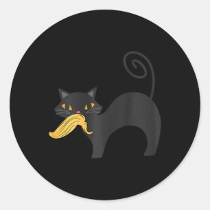 Funny Cat Ladies For Kamala Harris Anti Trump Femi Classic Round Sticker