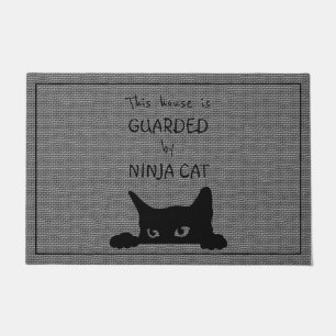 Funny Cat Large Doormat