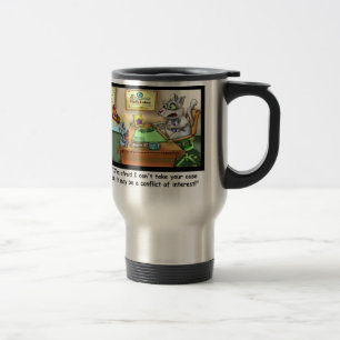 Funny Cat & Lawyer Funny Travel Mug