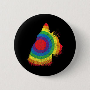 Funny Cat LGBT Flag Subtle Queer Trans Gay Pride 6 Cm Round Badge
