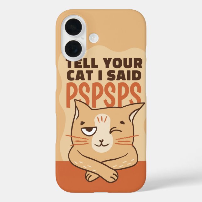 Funny Cat Lover Case-Mate iPhone Case (Back)