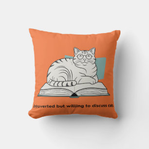 Funny Cat Lover Gift   Cushion