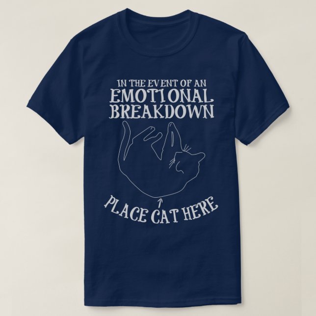 Funny cat lover gift  T-Shirt (Design Front)