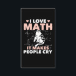 Funny Cat Lover Mathematics Humour Maths Nerd Business Card<br><div class="desc">Cat Math and School Teacher Jokes. Funny Cat Lover Mathematics Humour Maths Nerd.</div>
