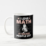 Funny Cat Lover Mathematics Humour Maths Nerd Coffee Mug<br><div class="desc">Cat Math and School Teacher Jokes. Funny Cat Lover Mathematics Humour Maths Nerd.</div>