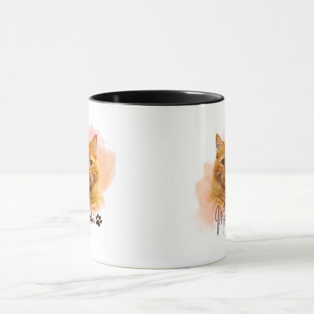 Funny Cat Lover Mug – Cute Gift for Cat Moms (Center)