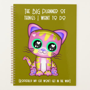 Funny Cat Lover Planner