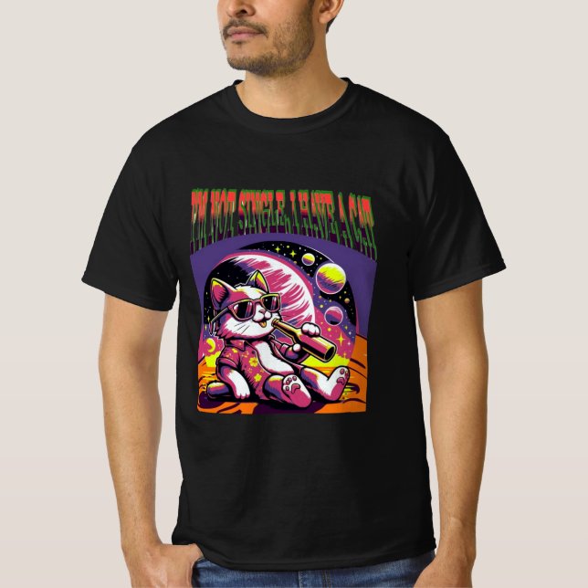 Funny Cat Lover T-Shirt (Front)