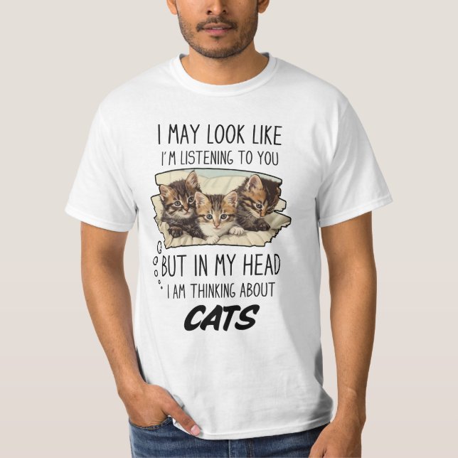 Funny Cat Lover  T-Shirt (Front)
