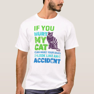 Funny Cat Lover Warning T-Shirt