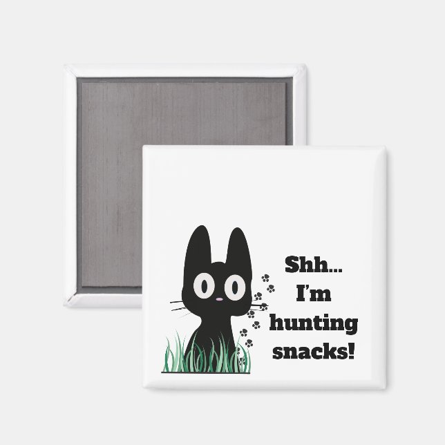 Funny Cat Lovers Magnet (Front/Back)