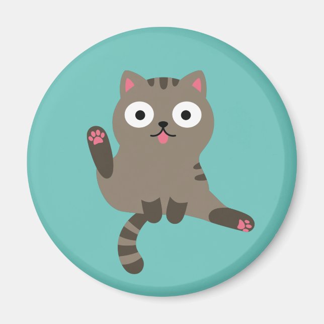 Funny Cat Magnet (Front)