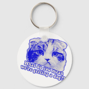 Funny cat meme for cat lovers and cat owners key ring