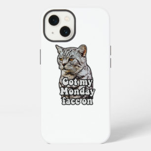 Funny cat meme for kitty owners and cat lovers iPhone 13 case