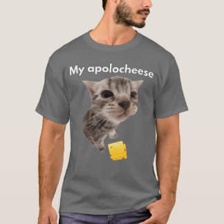 Funny Cat Meme My apolocheese vintage T-Shirt