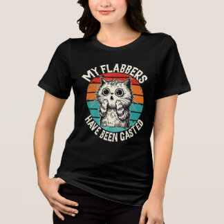 Funny Cat Meme My Flabbers Have Been Gasted Men Wo Tri-Blend Shirt