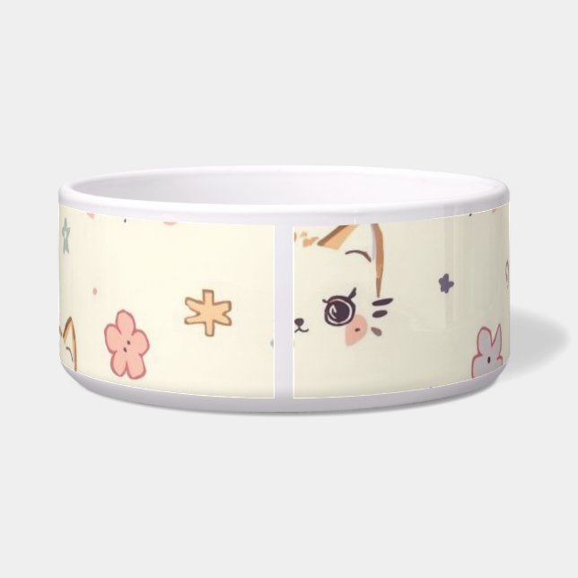 Funny Cat Meow Cartoon Pattern (Back)