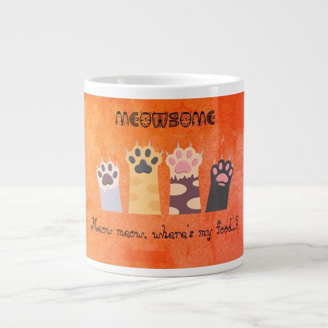 Funny Cat, Meow Some, Cat Lover Mug Speciality Mug (Front)