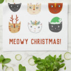 Funny Cat Meowy Christmas