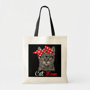 Funny Cat Mom for Cat Lovers Mothers Day Gift  Tote Bag