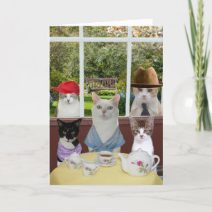 Funny Cat Mother's Day or Birthday Card